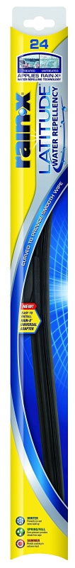 Rain-X Latitude 5079280-2/5079280 Winter Wiper Blade, 24 in, Curved Blade, Rubber