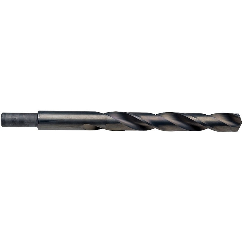 Irwin 67830 Jobber Drill Bit, 15/32 in Dia, 5-3/4 in OAL, Spiral Flute, 2-Flute, 15/32 in Dia Shank, Reduced Shank