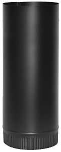 Imperial BM0102 Stove Pipe, 6 in Dia, 12 in L, Steel, Black, Pack of 10