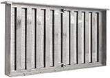 Master Flow 500 Foundation Vent, 28 sq-in Net Free Ventilating Area, Aluminum, Pack of 12