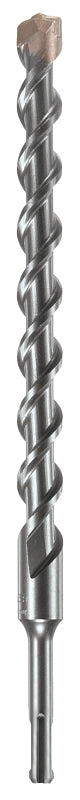 Bosch Bulldog HC2124 Hammer Drill Bit, 3/4 in Dia, 12 in OAL, Optimized Flute, 4-Flute, 25/64 in Dia Shank