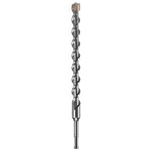 Bosch Bulldog HC2124 Hammer Drill Bit, 3/4 in Dia, 12 in OAL, Optimized Flute, 4-Flute, 25/64 in Dia Shank