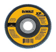 DEWALT DW8357 Flap Disc, 4-1/2 in Dia, 5/8-11 Arbor, Coated, 60 Grit, Medium, Zirconia Abrasive, Fiberglass Backing