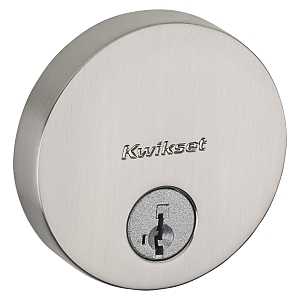 Kwikset Signature Series 258 RDT 15 SMT CP K4 V1 Deadbolt, Grade 1 Grade, K4 Key, Zinc, Satin Nickel, KW1 Keyway