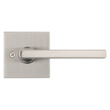 Kwikset Signature Series 157HFL SQT 15 CP Half Inactive Dummy Lever, Satin Nickel, Zinc, Residential, Reversible Hand