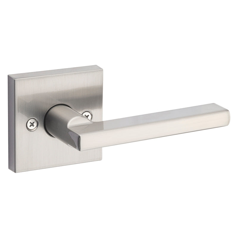 Kwikset Signature Series 157HFL SQT 15 CP Half Inactive Dummy Lever, Satin Nickel, Zinc, Residential, Reversible Hand