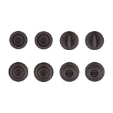 Kwikset Cove Series 92420-063 Entry Knob and Single Cylinder Deadbolt, Knob Handle, Venetian Bronze, Yes, 3 Grade, Metal