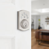 Kwikset Powerbolt 240 Series 992400-002 Keypad Electronic Lock, Traditional, 3 Grade, Zinc, Satin KW1 Keyway, 1/PK
