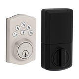 Kwikset Powerbolt 240 Series 992400-002 Keypad Electronic Lock, Traditional, 3 Grade, Zinc, Satin KW1 Keyway, 1/PK