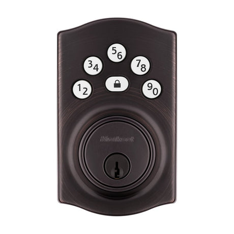Kwikset Powerbolt 240 Series 992400-003 Keypad Electronic Lock, 3 Grade, Zinc, Venetian Bronze, KW1 Keyway