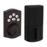Kwikset Powerbolt 240 Series 992400-003 Keypad Electronic Lock, 3 Grade, Zinc, Venetian Bronze, KW1 Keyway