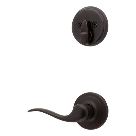 Kwikset 966TNL RH 11P V1 UNIV Deadbolt Interior Pack, 2 Grade, Turnpiece Lock, Keyed Key, Zinc, Venetian Bronze
