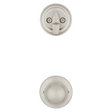 Kwikset 966P 15 Handleset Interior Trim, Polo, 3 Grade, Zinc, Satin Nickel, Reversible Hand, 1 in Edge Bore Dia