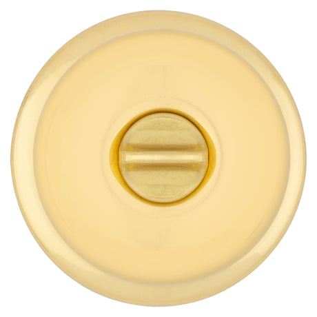 Kwikset Signature Series 740J3SMTCP Keyed Entry Knob, Metal, Polished Brass