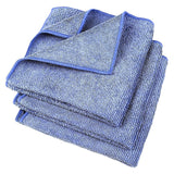 Buffalo 64000 Cleaning Cloth, 12 in L, 12 in W, Polyester/Polyamide, Blue