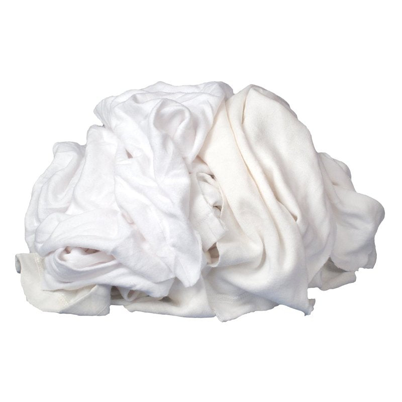 Buffalo 10520PB Compressed Rag, Cotton, White