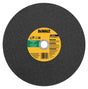 DEWALT DW8025 Cutting Wheel, 14 in Dia, 1/8 in Thick, 20 in Arbor, 24 Grit, Silicone Carbide Abrasive