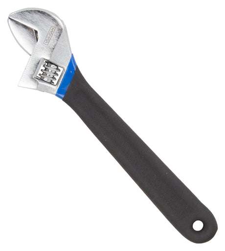 Vulcan JL149103L Adjustable Wrench, 10 in OAL, 1.04 in Jaw, Steel/Vinyl, Chrome, Non-Slip Handle