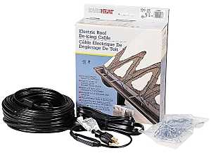 EasyHeat ADKS Series ADKS600 Roof and Gutter De-Icing Cable, 120 ft L, 120 V, 600 W