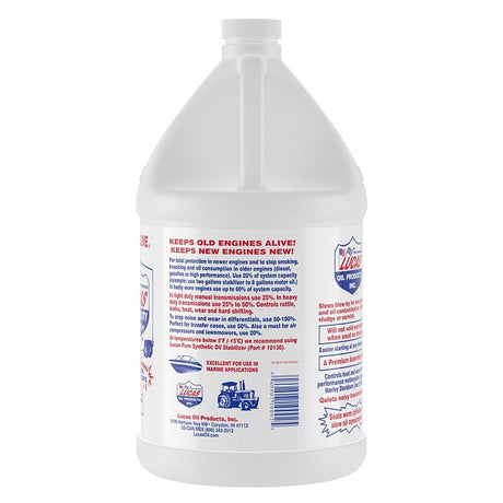 Lucas Oil 10002 Oil Stabilizer, 1 gal Bottle, Pack of 4