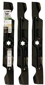 Arnold 490-110-M126 High-Lift Blade Set, 17-1/4 in L, For: 50 in Zero Turn Garden Tractors