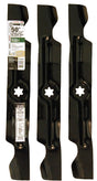 Arnold 490-110-M126 High-Lift Blade Set, 17-1/4 in L, For: 50 in Zero Turn Garden Tractors