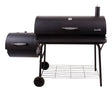 American Gourmet Charcoal Offset Smoker Black