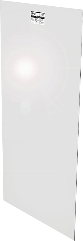 Plaskolite 1AG1175A/SSG-3672 Plexiglass Flat Sheet, 72 in L, 36 in W, 0.1 in Thick, Clear, Pack of 5