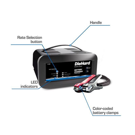 DieHard Automatic 12 V 50 amps Battery Charger