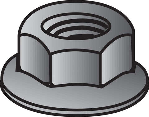 Hillman 1/4 in. Zinc-Plated Steel USS Whiz Lock Nut 100 pk