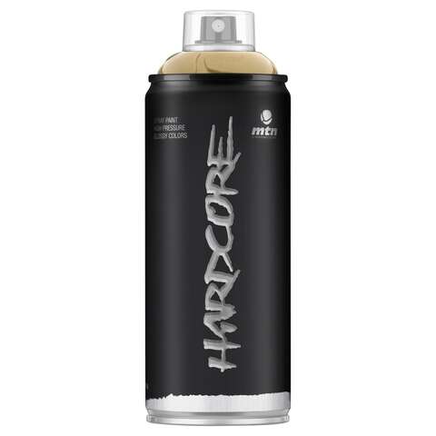 Montana Hardcore Gloss Gold Metallic Spray Paint 400 ml, Pack of 6