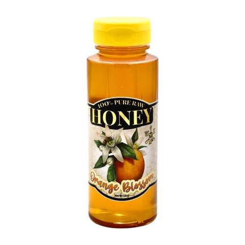 World Honey Market Orange Blossom Honey 12 oz Bottle, Pack of 12