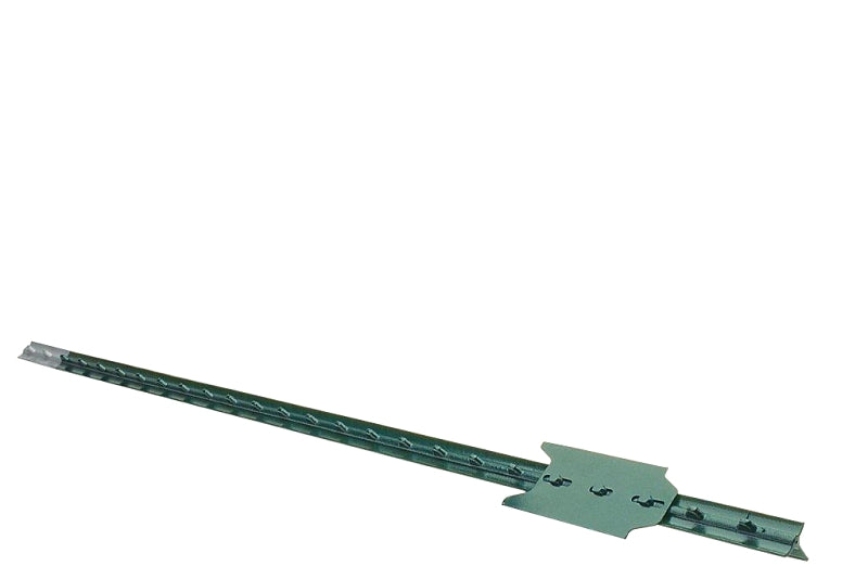 CMC TP133PGN060 T-Post, 6 ft L, Steel, Green/Silver, Pack of 5