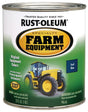 Rust-Oleum 7424502 Farm Equipment Paint, Ford Blue, 1 qt, Can