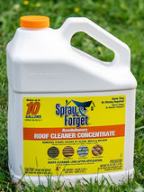 Spray & Forget SFRCG04 Roof Surface Cleaner, Liquid, Orange, 1 gal