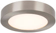 Boston Harbor CL040A BN Ceiling Light Fixture, 0.08 A, 120 V, 10 W, LED Lamp, 550 Lumens, 3000 K Color Temp