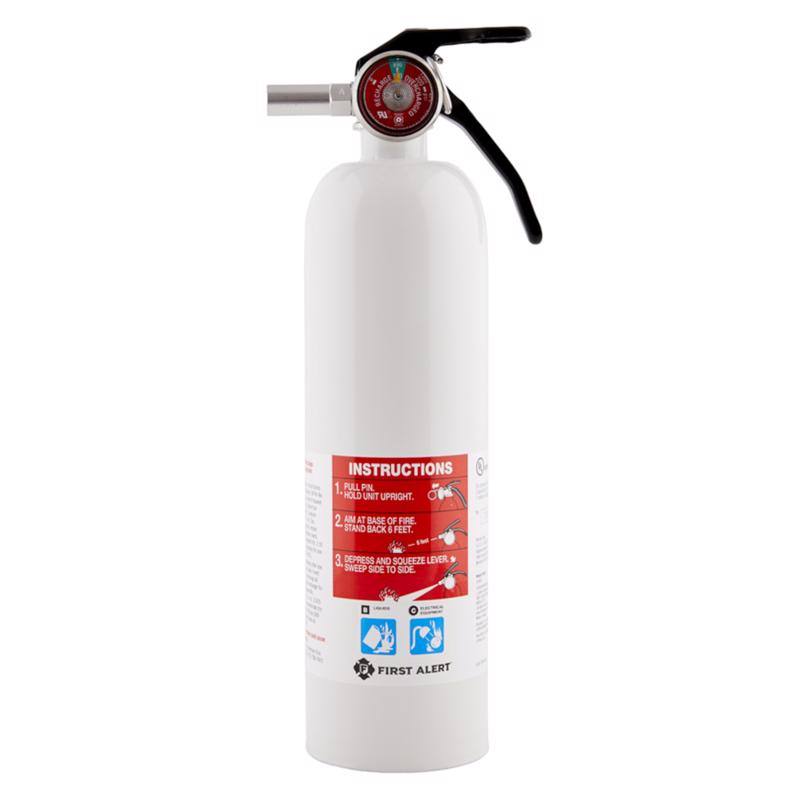 First Alert 2 lb Fire Extinguisher For Recreational OSHA/US Coast Guard Agency Approval, Pack of 4