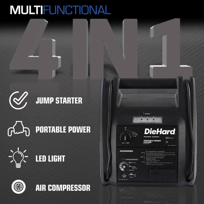 DieHard Automatic 12 V 950 amps Battery Jump Starter