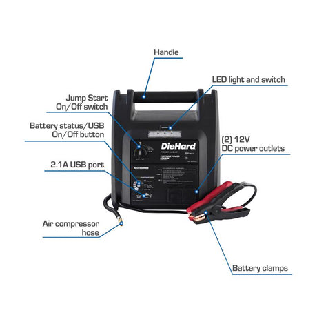 DieHard Automatic 12 V 950 amps Battery Jump Starter