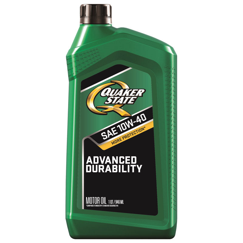 Quaker State Peak Performance 10W-40 4-Cycle Multi Grade Motor Oil 1 qt 1 pk, Pack of 6