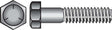HILLMAN 3/4 in. D X 7 in. L Heat Treated Zinc Steel Hex Head Cap Screw 20 pk