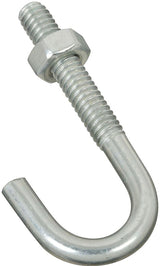 National Hardware 2195BC Series N232-884 J-Bolt, 1/4-20 Thread, 1.31 in L Thread, 2-5/16 in L, 100 lb Working Load, Zinc, Pack of 10