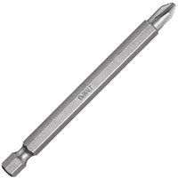 DeWALT DW2032B25 Power Bit, #2 Drive, Phillips Drive, 1/4 in Shank, Hex Shank, 3-1/2 in L, Steel, Pack of 25