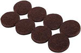 Shepherd Hardware 9862 Furniture Pad, Felt, Brown, 1 in Dia, 5 mm Thick, Round, 16/PK