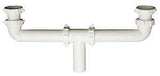 Plumb Pak PP20930 Center Outlet, 1-1/2 x 1-1/2 in, Slip, Plastic, White