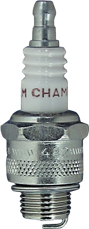 Champion J19LM Spark Plug, 0.027 to 0.033 in Fill Gap, 0.551 in Thread, 0.813 in Hex, Copper, For: 4-Cycle Engines, Pack of 24