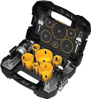 DEWALT D180002 Hole Saw Kit, 9-Piece