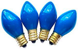 Hometown Holidays 16294 Replacement Bulb, 5 W, Candelabra Lamp Base, Incandescent Lamp, Ceramic Blue Light