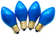 Hometown Holidays 16294 Replacement Bulb, 5 W, Candelabra Lamp Base, Incandescent Lamp, Ceramic Blue Light