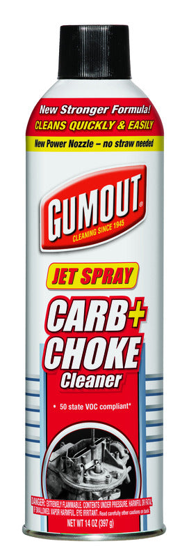 Gumout Carburetor and Choke Cleaner 14 oz, Pack of 6